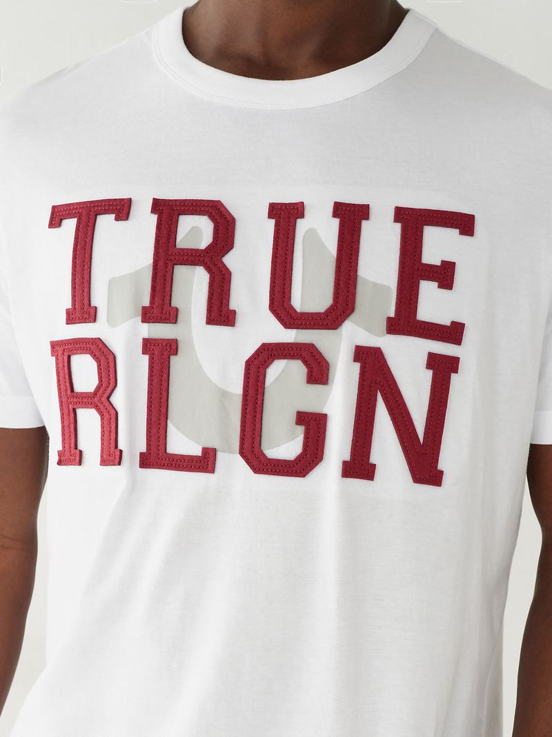 True Religion True Relaxed T-Shirts Herren Weiß | 14703TCHE