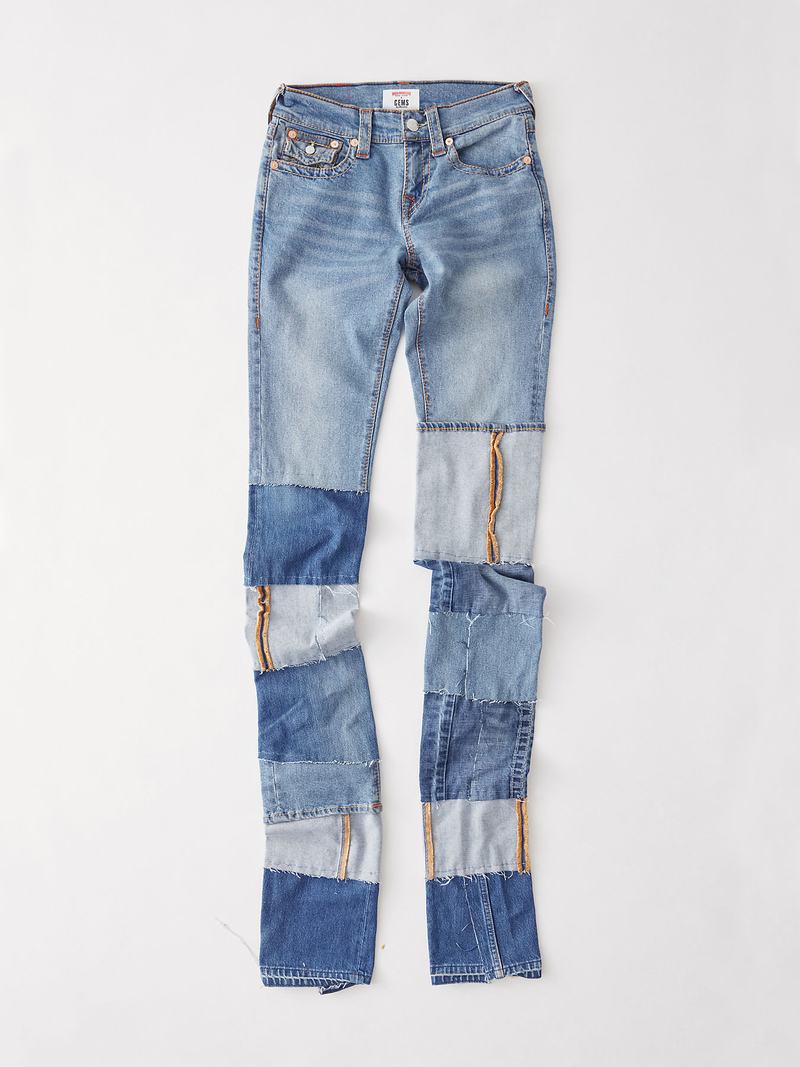 True Religion Tr X Gems Ricky Big T Jeans Herren Hellblau | 83705TDWJ