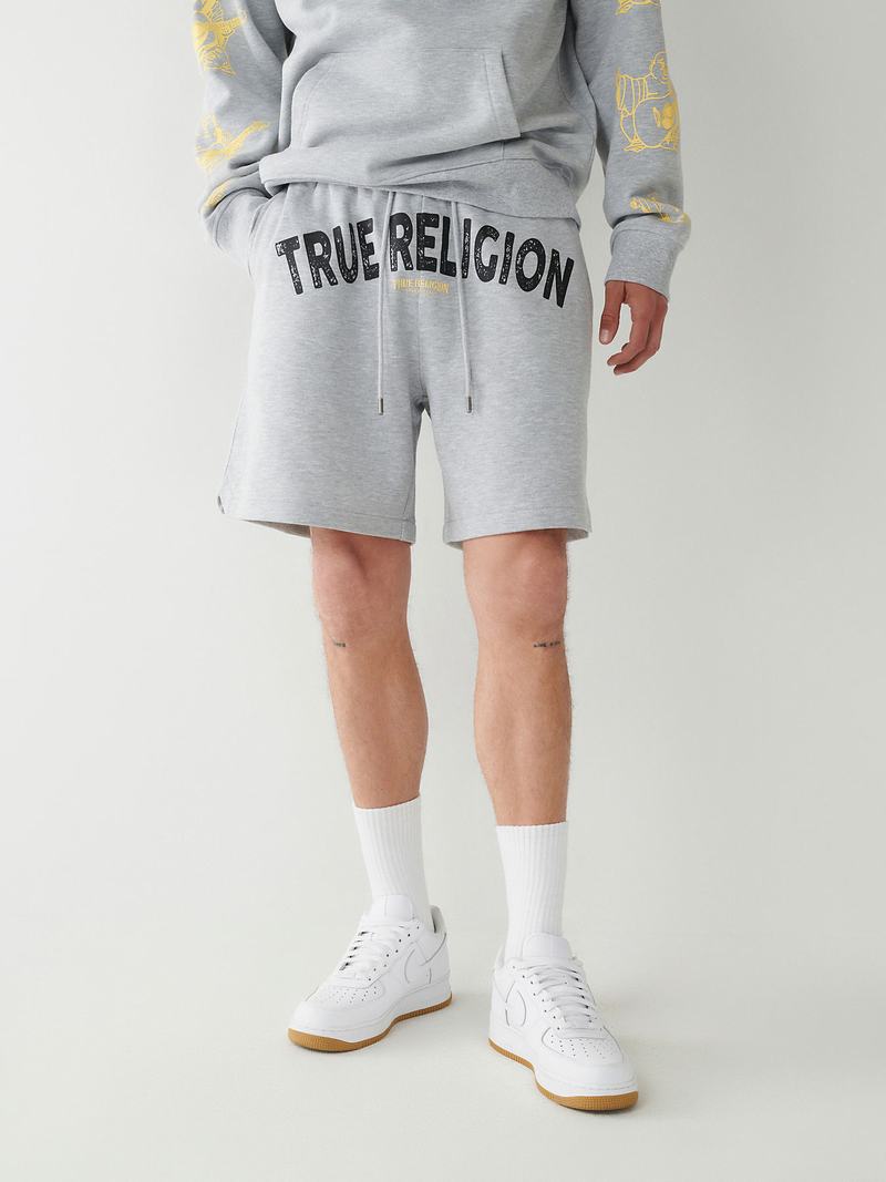 True Religion True Sweat Kurze Hose Herren Grau | 09135SARY