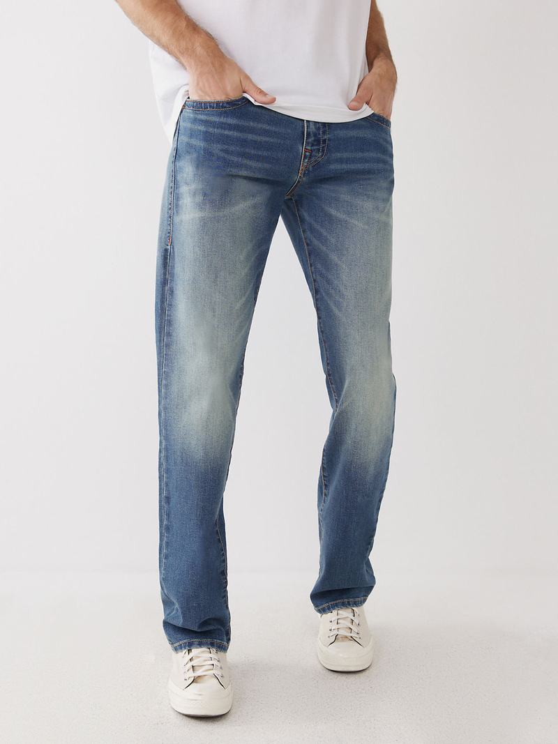 True Religion Ricky Straight Jeans Herren Baseline | 52018IZPQ