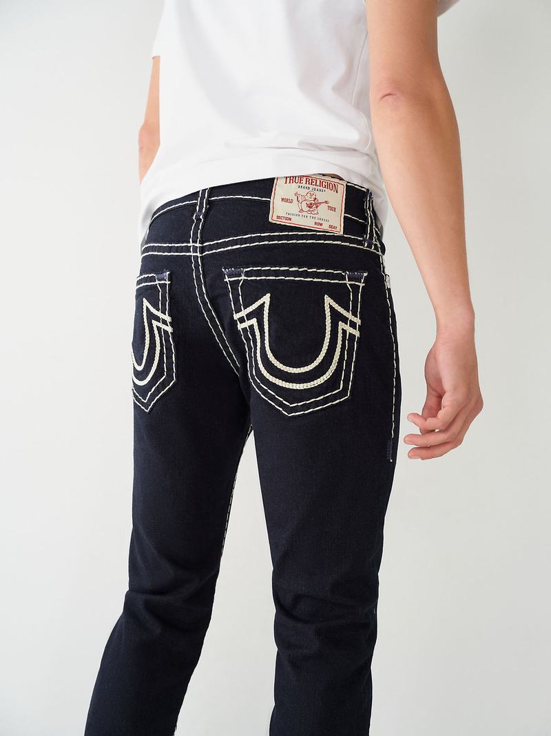 True Religion Rocco Super T Rope Stitch 32" Skinny Jeans Herren Body Rinse | 82096FNDU