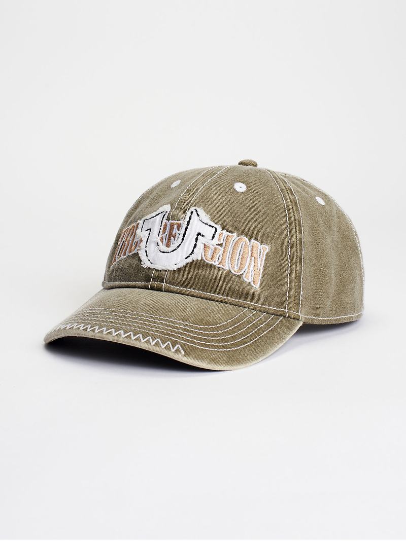 True Religion Horseshoe Logo Hut Grün | 98401WNCE