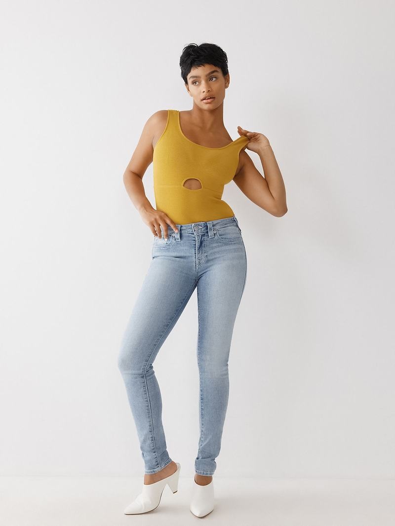 True Religion Cut Out Body Damen Gold | 26314TLDV