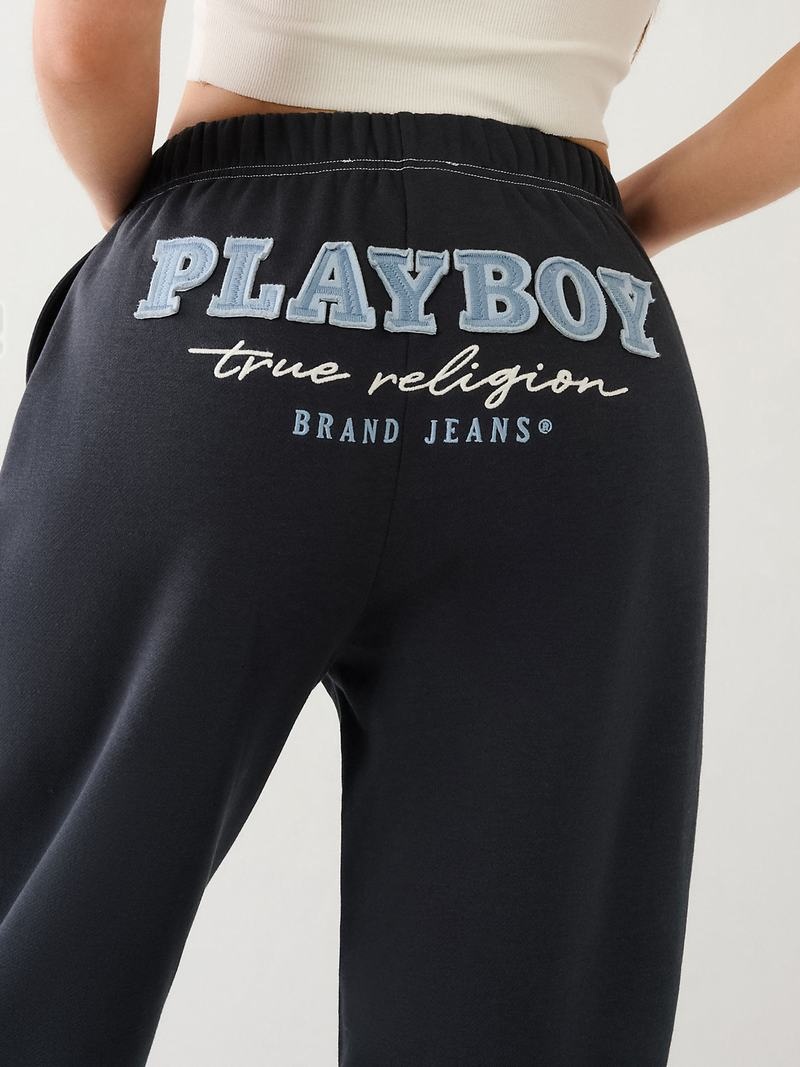 True Religion Playboy X True Religion Relaxed Jogginghose Damen Navy | 76549JHTF