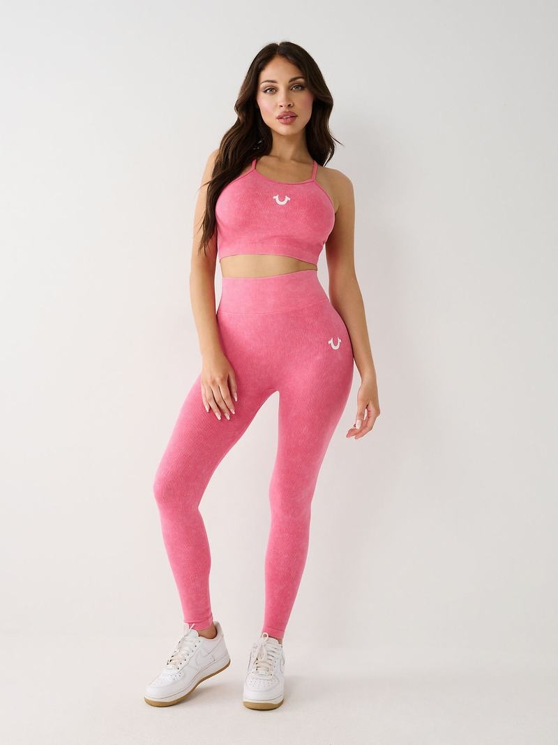 True Religion Seamless Bralette Oberteile Damen Rosa | 37265ESGC