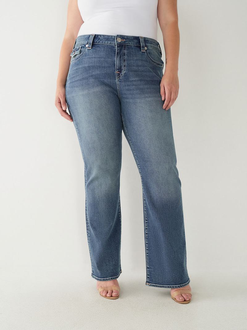 True Religion Becca Bootcut Jeans Damen Waschen | 94285ETBX