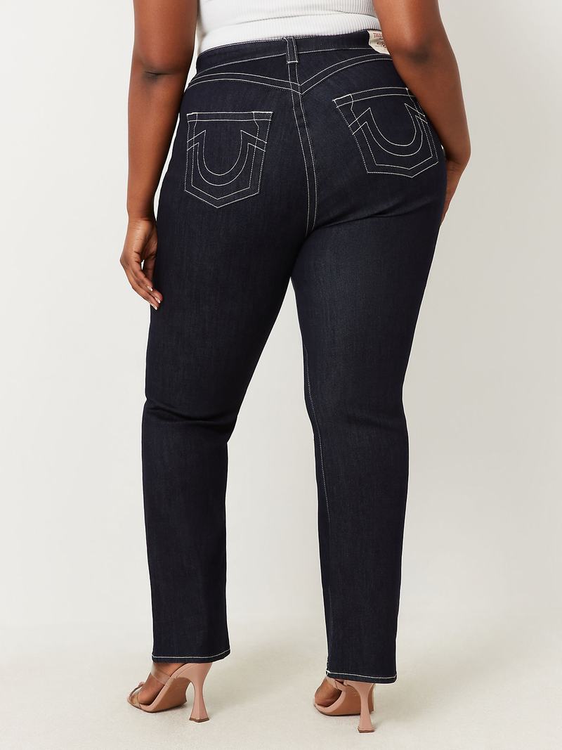 True Religion Plus Becca Mid Rise Bootcut Jeans Damen Body Rinse | 54236ANHK