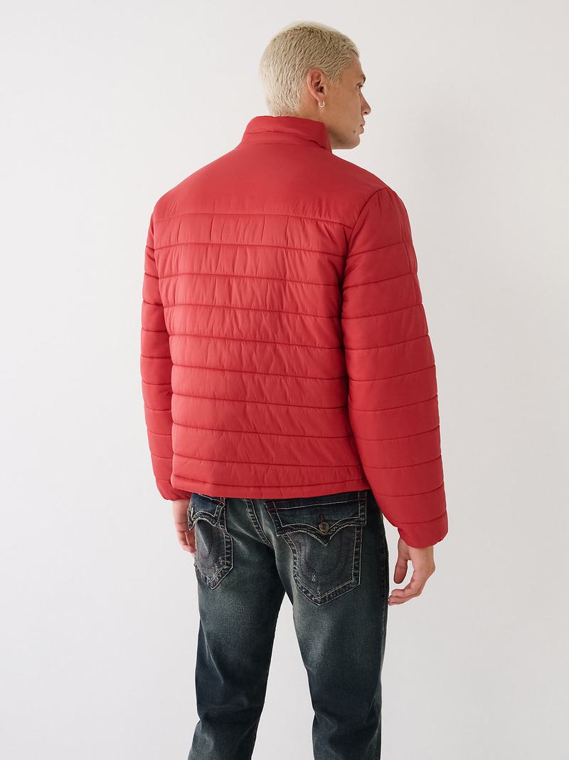 True Religion Puffer Jacke Herren Rot | 83165FWDE