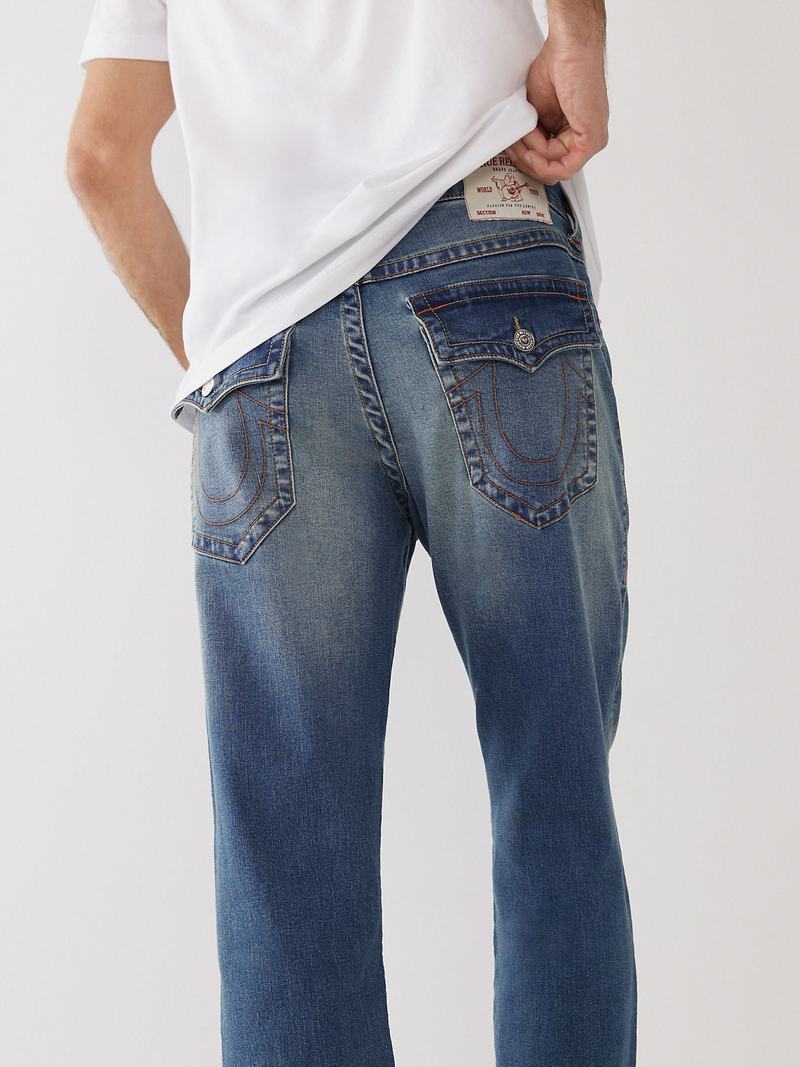 True Religion Ricky Straight Jeans Herren Baseline | 52018IZPQ