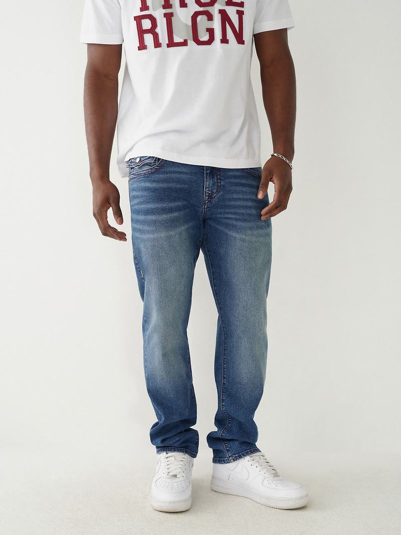 True Religion Geno Slim Jeans Herren Waschen | 67920EWBS