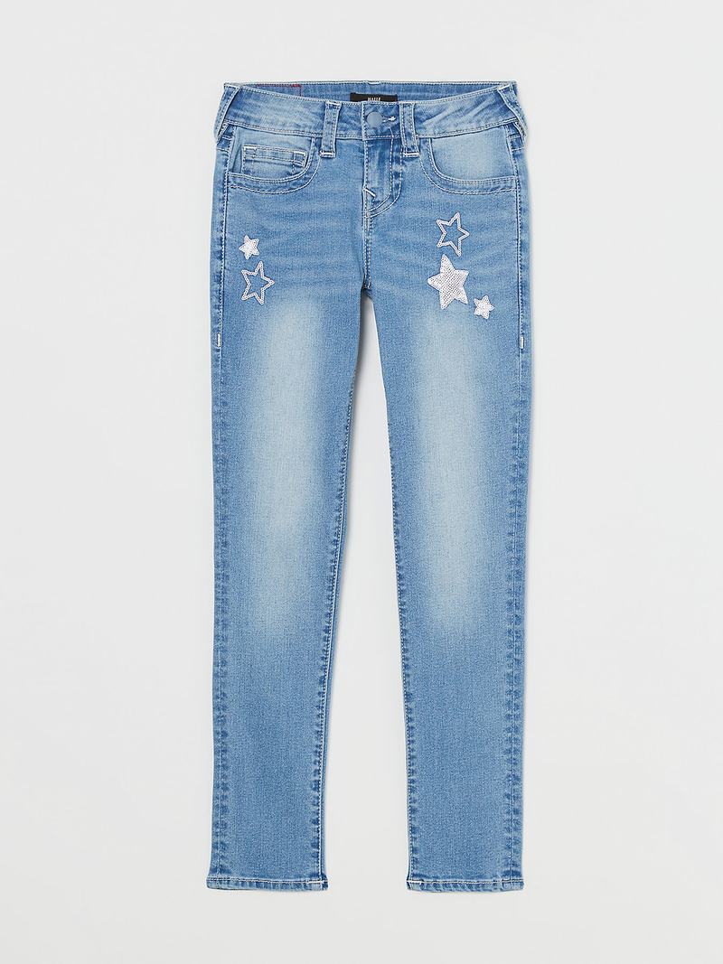 True Religion Halle Star Jeans Kinder Blau | 84237DUJF