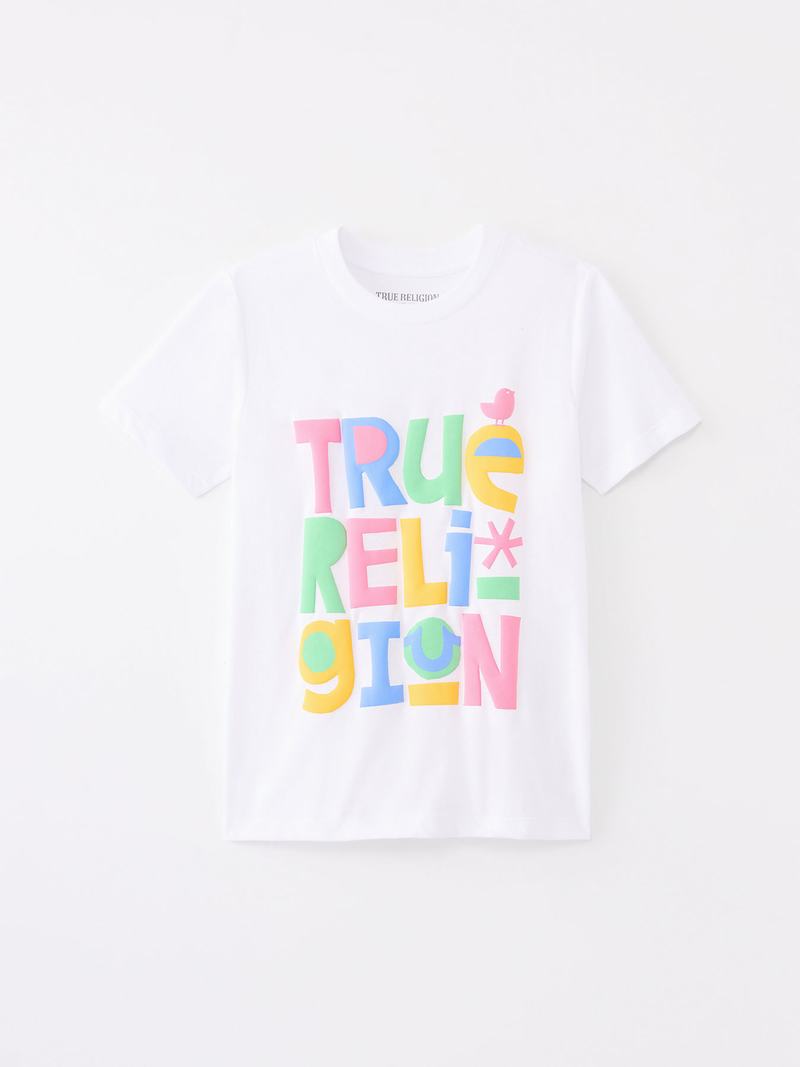 True Religion True T-Shirts Kinder Weiß | 13584SKBL