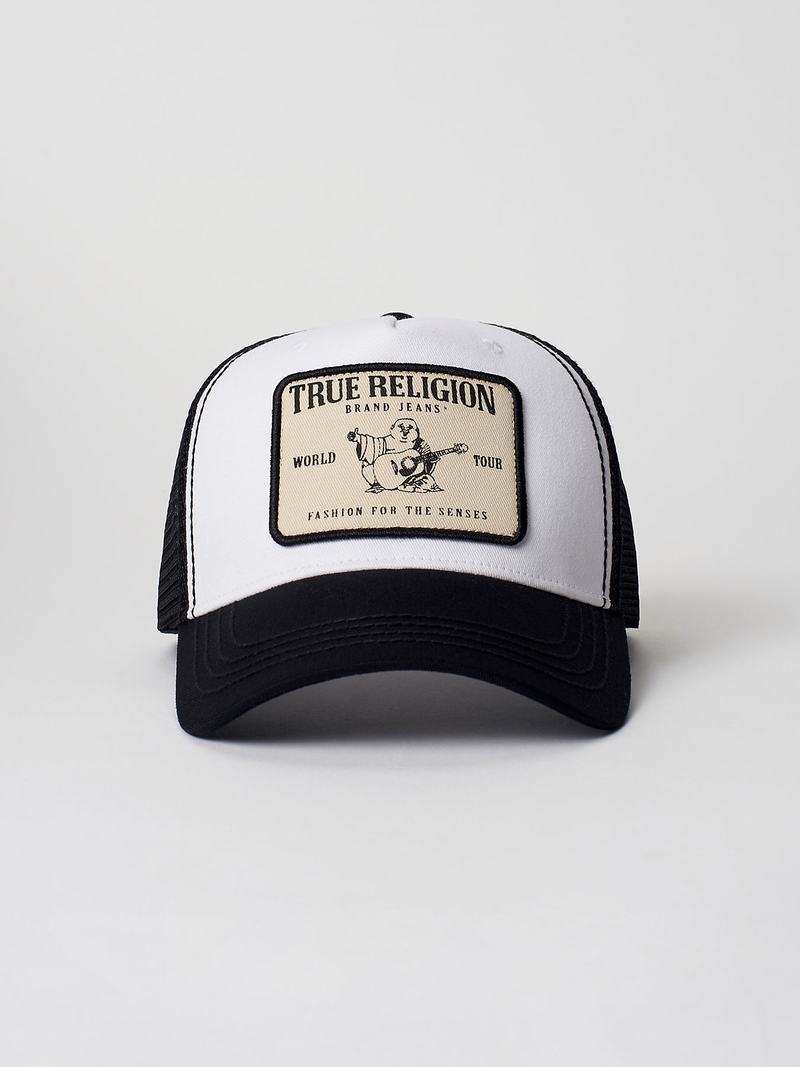 True Religion Buddha Trucker Hut Schwarz | 01329AOXW