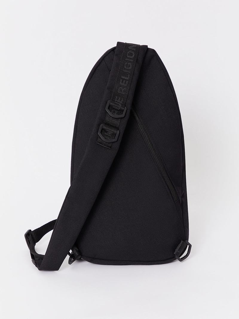 True Religion Logo Sling Tasche Schwarz | 51823TFGZ