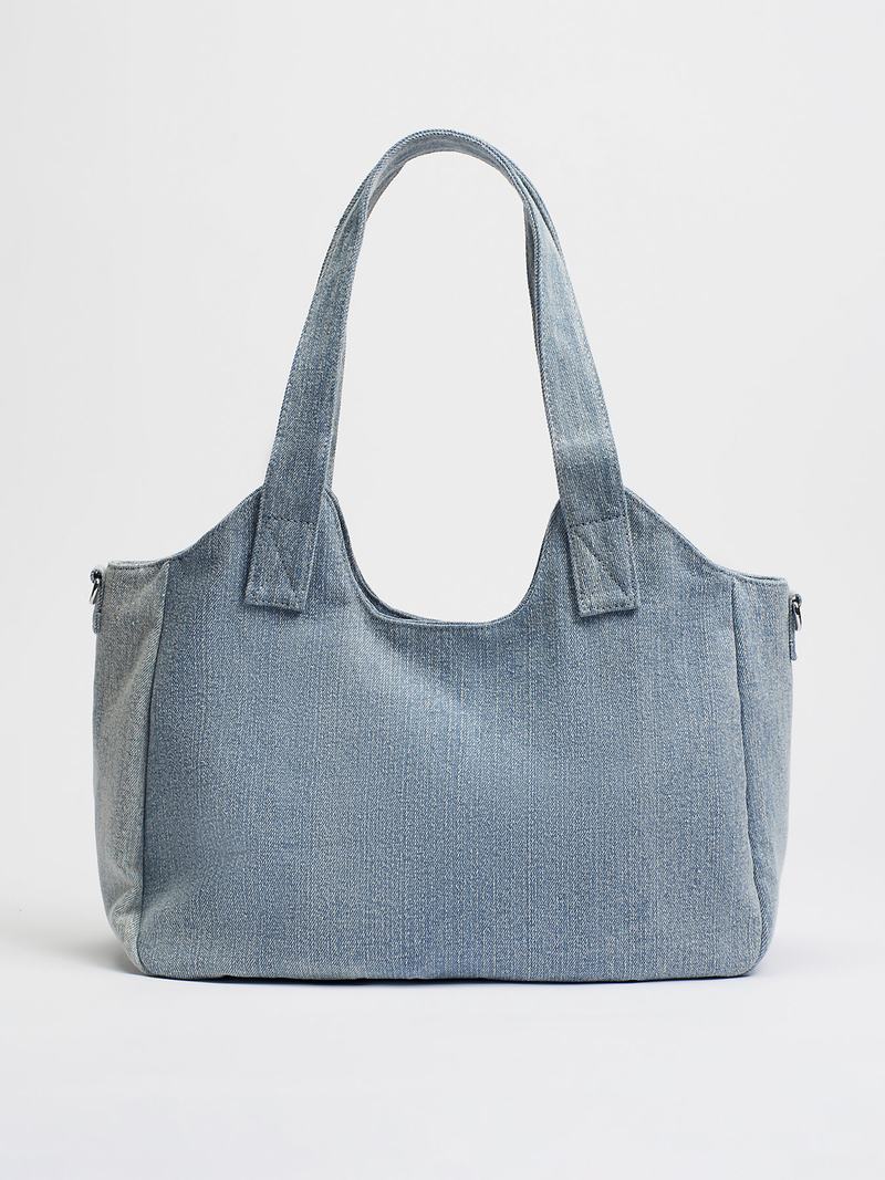 True Religion Denim Satchel Tasche Hellwaschen | 64790FNKR